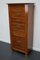 French Mahogany Filing Cabinet or Bank of Drawers, 1930s 2