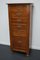 French Mahogany Filing Cabinet or Bank of Drawers, 1930s 13