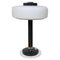 Mid-Century Black and White Table Lamp from Napako, 1960s, Image 1