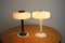 Lampade da tavolo bianche e nere di Napako, anni '60, set di 2, Immagine 9