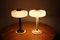 Black and White Table Lamps from Napako, 1960s, Set of 2 12