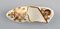 Antike Meissen Hausschuhe aus handbemaltem Porzellan, 19. Jahrhundert, 3er Set 7