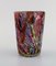 Vase Murano en Verre Soufflé à la Bouche Polychrome, Italie, 1960s 2