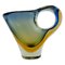 Große Skulpturale Murano Vase / Krug aus mundgeblasenem Kunstglas, 1960er 1