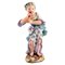 Meissen Figure in Hand Painted Porcelain of Girl Playing Flute, 19th Century 1