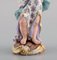 Meissen Figure in Hand Painted Porcelain of Girl Playing Flute, 19th Century 3