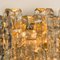 Ice Glass Wall Sconce with Brass Tone by J.T. Kalmar, Austria 6