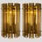Extra Large Murano Wall Sconce or Wall Light in Glass and Brass, Image 9
