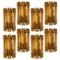 Extra Large Murano Wall Sconce or Wall Light in Glass and Brass, Image 4
