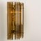 Extra Large Murano Wall Sconce or Wall Light in Glass and Brass 8
