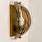 Hand Blown Brass and Brown Murano Glass Wall Lights by J.T Kalmar, Set of 2 9