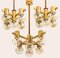 Brass and Glass Light Fixtures in the Style of Jakobsson, 1960s, Set of 3 13