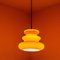 Orange Pendant Light by Peill & Putzler, 1970s 11