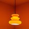Orange Pendant Light by Peill & Putzler, 1970s, Image 11