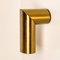 Geometrical Brass Sconce by Nanda Vigo for Arredoluce, Italy, 1970 6