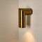 Geometrical Brass Sconce by Nanda Vigo for Arredoluce, Italy, 1970, Image 3