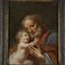San Giuseppe con Gesù Bambino, sotto la pittura su vetro, Immagine 3