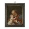 San Giuseppe con Gesù Bambino, sotto la pittura su vetro, Immagine 1
