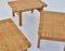 Side Tables or Benches in Oak and Rattan Cane by Borge Mogensen, 1950s, Denmark, Set of 3, Image 9