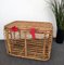 Italian Bamboo Rattan Basket, 1960s, Image 7