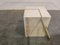 Travertine and Brass Coffee Table by Artedi, 1980s, Image 5
