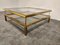 Vintage Sliding Top Coffee Table by Maison Jansen, 1970s 4