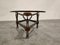 Mid-Century Iron and Leather Coffee Table by Jacques Adnet, 1960s 8