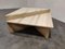 Travertine Triangular Coffee Tables from Up&Up, 1970s, Set of 2 4
