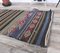 Tapis Kilim Vintage Fait Main en Laine, Turquie 7