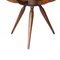 Runder Italienischer Holz Spider Tisch von Carlo De Carli, 1950er 4