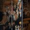 Asian Black Gold Coromandel Lacquered Wooden Screen, Phillippines, 1920s, Image 6