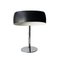 Lampe de Bureau Mid-Century Noire et Chromée, Italie, 1970s 2