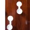 Mid-Century Walnut White Wall Coat Rack by Carlo De Carli, Italy, 1960s 4