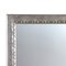 Rectangular Silver Hand-Carved Wooden Mirror 5