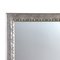 Specchio rettangolare in legno argentato intagliato a mano, Immagine 5