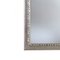 Rectangular Silver Hand-Carved Wooden Mirror 4