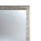 Rectangular Silver Hand-Carved Wooden Mirror, Image 3
