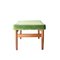 Mid-Century Danish Oak Green Velvet Lounge Chair by Ole Wanscher, 1960s 12