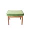 Mid-Century Danish Oak Green Velvet Lounge Chair by Ole Wanscher, 1960s 11