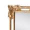 Rechteckiger handgeschnitzter goldener Holz Spiegel, Spanien, 1970er 2