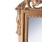 Gold Foil Hand-Carved Wooden Rectangular Mirror, 1970s, Image 3