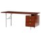 Mid-Century Rectangular Wood Desk by George Nelson for Herman Miller, 1950s 1