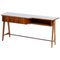 Mid-Century Rectangular Walnut Mahogany Wood Desk by Ico Parisi, Italy, 1950s, Image 1