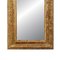 Rectangular Gold Foil Hand-Carved Wooden Mirror, 1970s 3