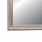 Rectangular Silver Hand-Carved Wooden Mirror, Image 3