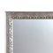 Miroir Rectangulaire en Bois Sculpté à la Main en Argent 5