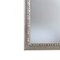 Rectangular Silver Hand-Carved Wooden Mirror, Image 4