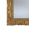 Espejo rectangular de madera tallada a mano de oro, años 70, Imagen 2