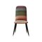 Mehrfarbige Italienische Mid-Century Stühle in Schwarz, 1950er, 2er Set 2