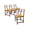 Chaises Jaunes et Lilas par Renato Venturi, Italie, 1960s, Set de 4 1